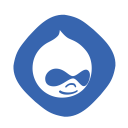 cms, drupal, logo, web svg vector icon