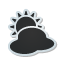 cloudy, sticker, weather icon