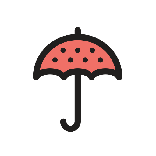 Umbrella svg vector icon