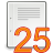 twenty,five,per,page icon