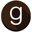 books, ebooks, g, goodreads, round, social media svg vector icon