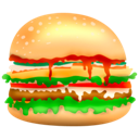 burger, fast food, food, hamburger, junk food icon