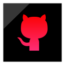 github, logo, media, social svg vector icon
