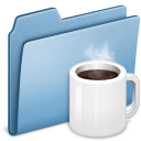 blue,coffee,food icon