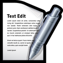 edit, mac, text, word, write icon