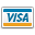card, credit, visa icon