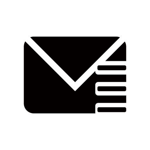 Mail Type svg vector icon
