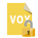 file,format,vox,lock,open icon