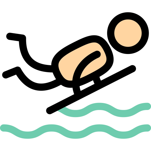 Bodyboard svg vector icon
