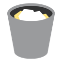bin, full, recycle, recycle bin, trash icon