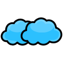 cloud, clouds, cloudy, network, weather svg vector icon