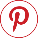 pinterest svg vector icon
