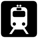 rail, rails, train, transportation svg vector icon