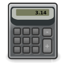 accessories, calculator svg vector icon