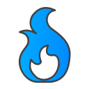 fire svg vector icon