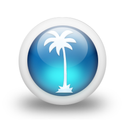 glossy,blue,orb icon