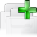 tab,new,raised icon