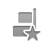 align,vertical,right,star icon