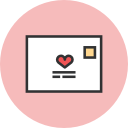 envelope, love svg vector icon