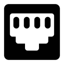 ethernet svg vector icon