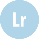 adobe, lightroom, round svg vector icon