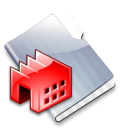 graphite,factory icon
