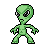 alien,verde icon