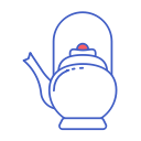holy water, jar, kamandalm, line svg vector icon