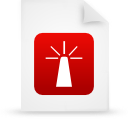 file,document,paper,red icon