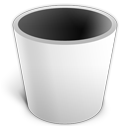 trash,empty,blank,recycle bin icon