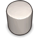 white,cylinder,reengineered,from,the,original,version icon