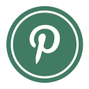 pinterest, social svg vector icon
