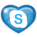 media, skype, social icon