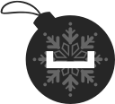 ball, christmas, myspace svg vector icon