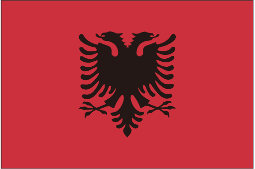 Albania svg vector icon