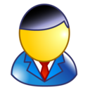 business man, executive, man, user icon