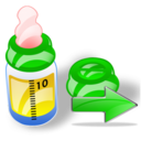 feeding,bottle,next,forward,right,yes,arrow,correct,ok icon