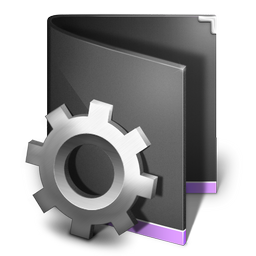 smart,folder,black icon