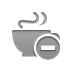 coffee,delete icon