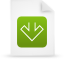 document, file, green, paper icon