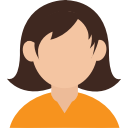 avatar, female, girl, glasses, gloria, intelligent, smart svg vector icon