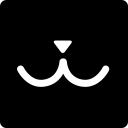 media, miu, social, square svg vector icon