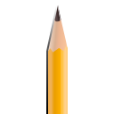 lapis, matita, pencil, yellow pencil svg vector icon