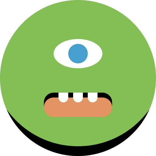 Monster svg vector icon