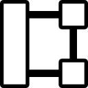 components, connections, interface svg vector icon