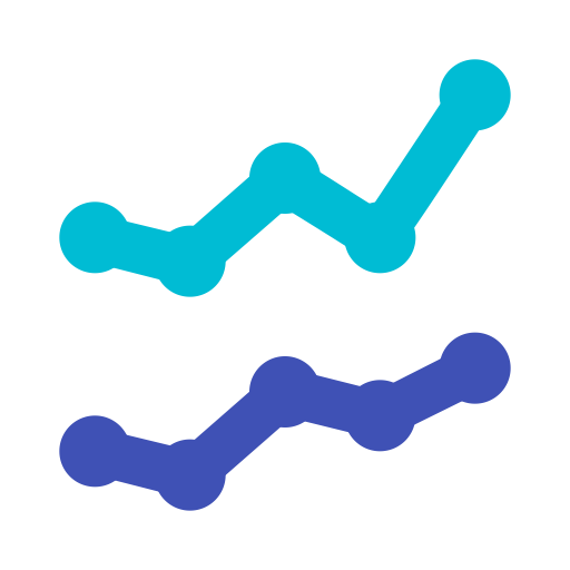 Line Chart svg vector icon