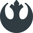 aliance, logo, rebel, sigil, star, wars svg vector icon