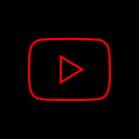 media, play, share, social, youtube svg vector icon