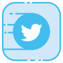 media, social, twitter svg vector icon