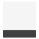 hdd, removable, white icon